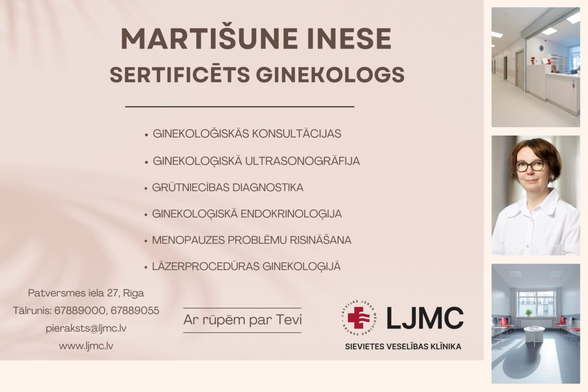 Dr. Inese Martišune – ginekoloģe, dzemdību speciāliste