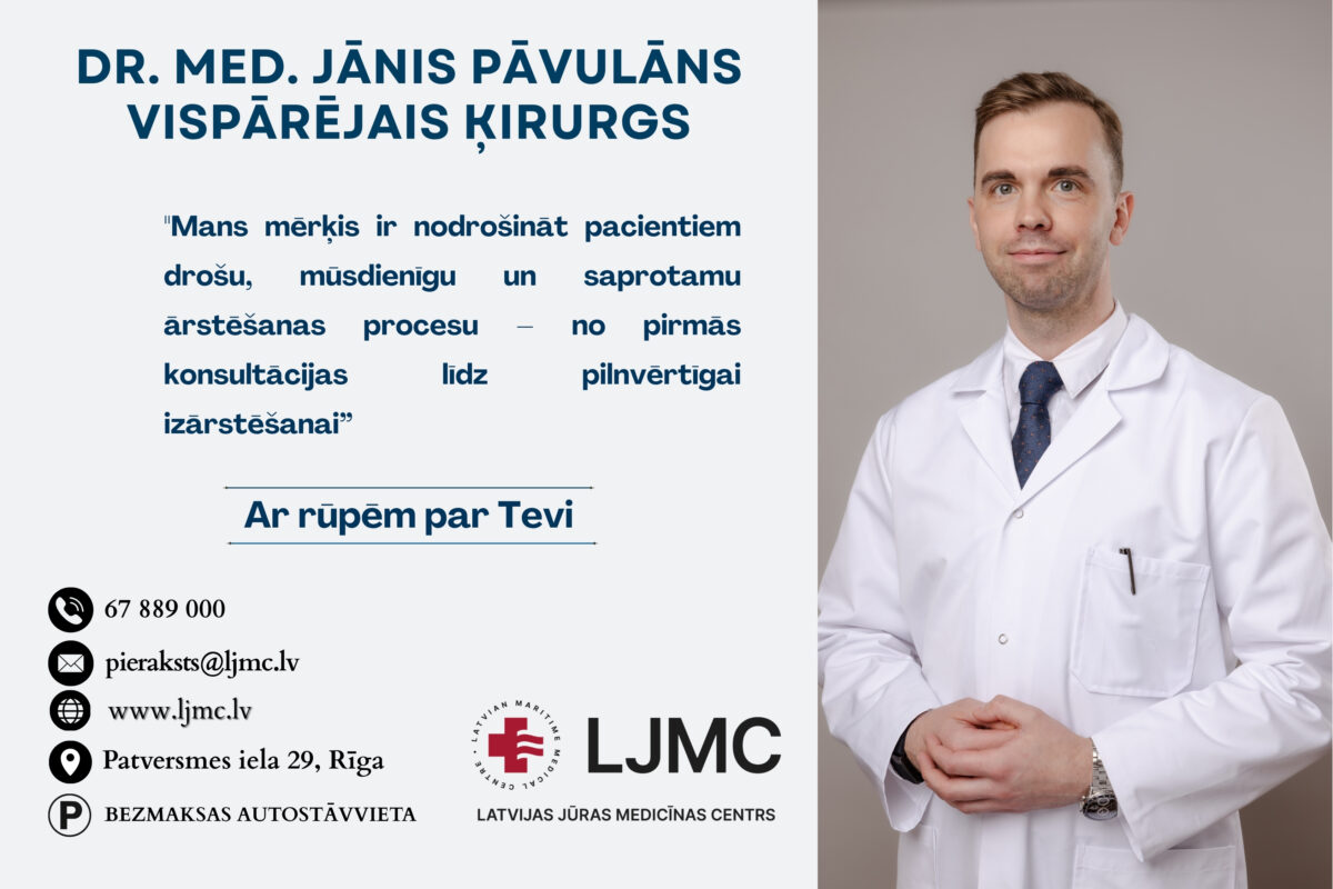 Vispārējais ķirurgs Dr. med. Jānis Pāvulāns